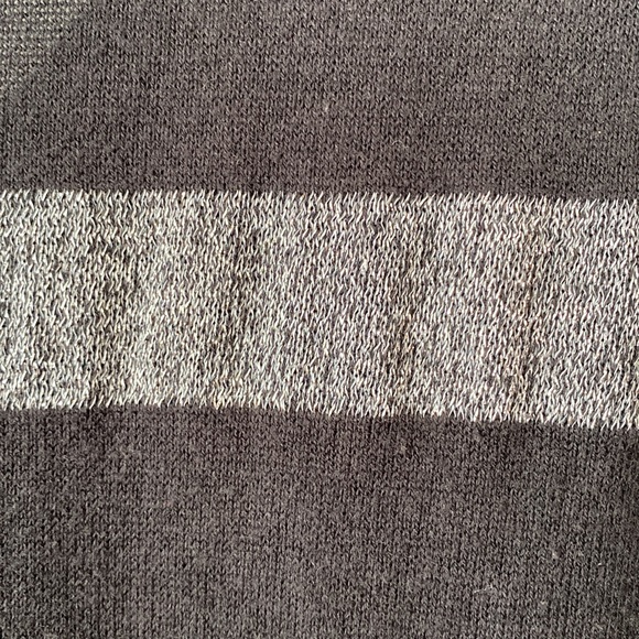 ✨ANY 2 FOR 15 ANY 3 FOR 20✨- Long Sleeve Black and Silver Striped Knit Dress - Picture 5 of 8